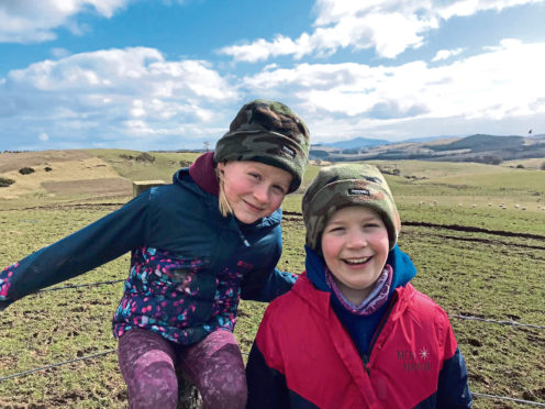 Ellie and Millie Ritchie from Montalt Farm in Perthshire.

Pic supplied by Quality Meat Scotland (QMS).