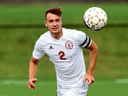 Sam Pugh in action for Grand View University in Des Moines, Iowa.