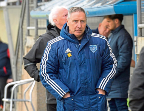 Peterhead manager Jim McInally.