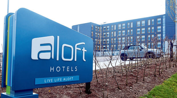 The Aloft Hotel at the TECA site.
Picture by Chris Sumner.