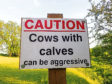Farmers are being encouraged to erect helpful signs for walkers who may want to access their land.