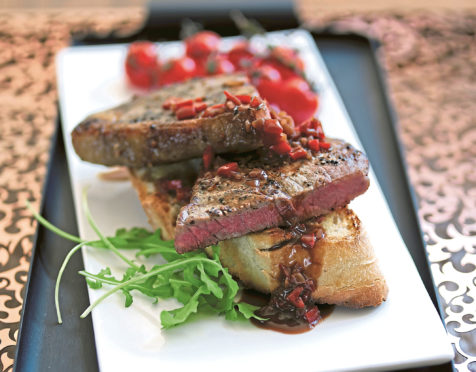 The campaign encourages people to enjoy steak during lockdown.