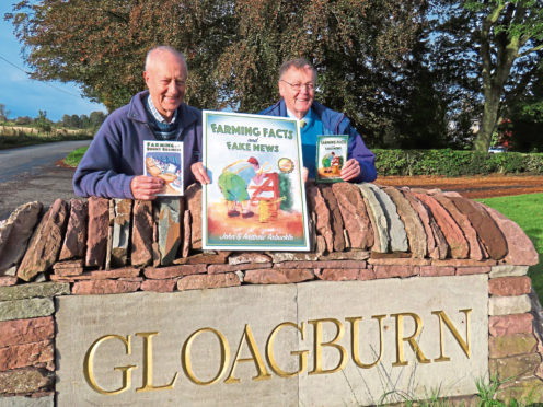 Books by John, left, and Andrew Arbuckle have collectively raised more than £72,000 for agricultural charity RSABI.