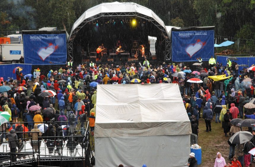 The Belladrum Festival in 2005.