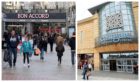Bon Accord Centre in Aberdeen (L) and the Eastgate Shopping Centre in Inverness (R).