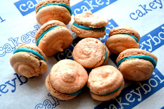Cakeyboi's Irn-Bru flavoured macarons are bound to go down a treat