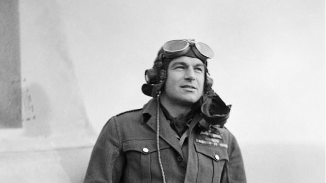 Group Captain The Honourable Max Aitken, son of the newspaper baron Lord Beaverbrook, who commanded the Banff Strike Wing