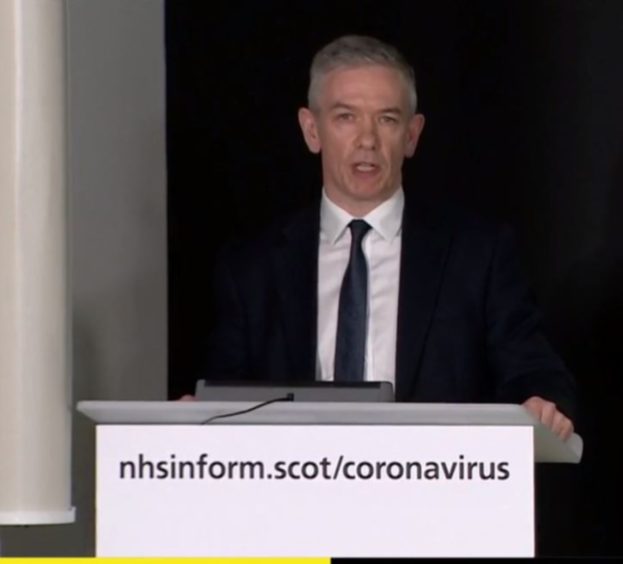 The new interim CMO, Dr Gregor Smith.