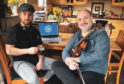 Father and son, both named Martin MacLeod, from the Tunes in the House project.
