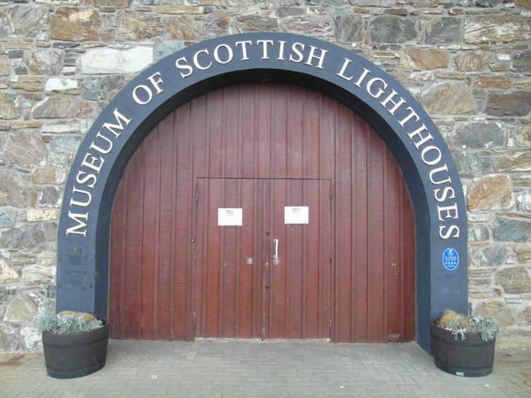 The empty Museum of Scottish Lighthouses in Fraserburgh.