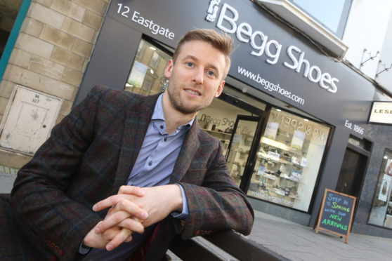 Donald Begg, whose family owns Begg Shoes.