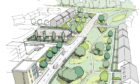 Artist impression showing plans for new homes in Bridge of Don.