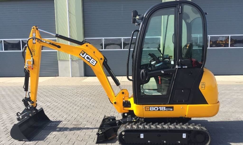 A picture of the stolen JCB mini-digger