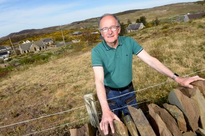 Jim Johnston of Bettyhill community council. 
Picture by Sandy McCook.