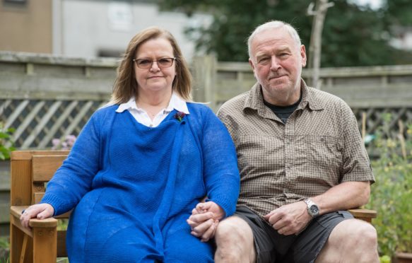 Colin Jones with his wife Shirley.