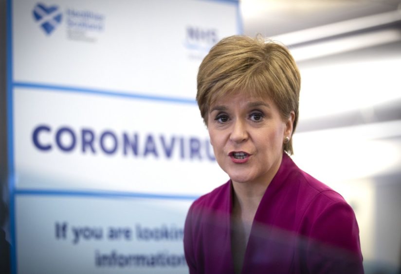 First Minister Nicola Sturgeon.