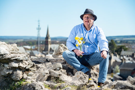 Proprietor of Guvnor Taxis Garey Stewart is pictured at Lady Hill in Elgin, Moray.
Pictures by Jason Hedges.