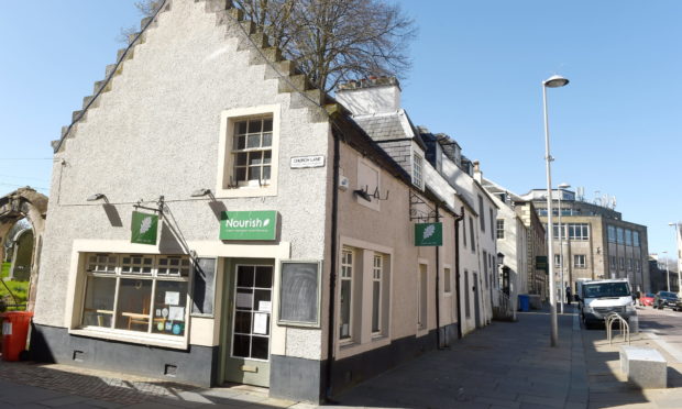 The Nourish cafe in Church Street, Inverness. 
Picture by Sandy McCook.