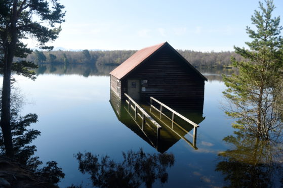 Loch Vaa north of Aviemore in Strathspey.
Picture by Sandy McCook.