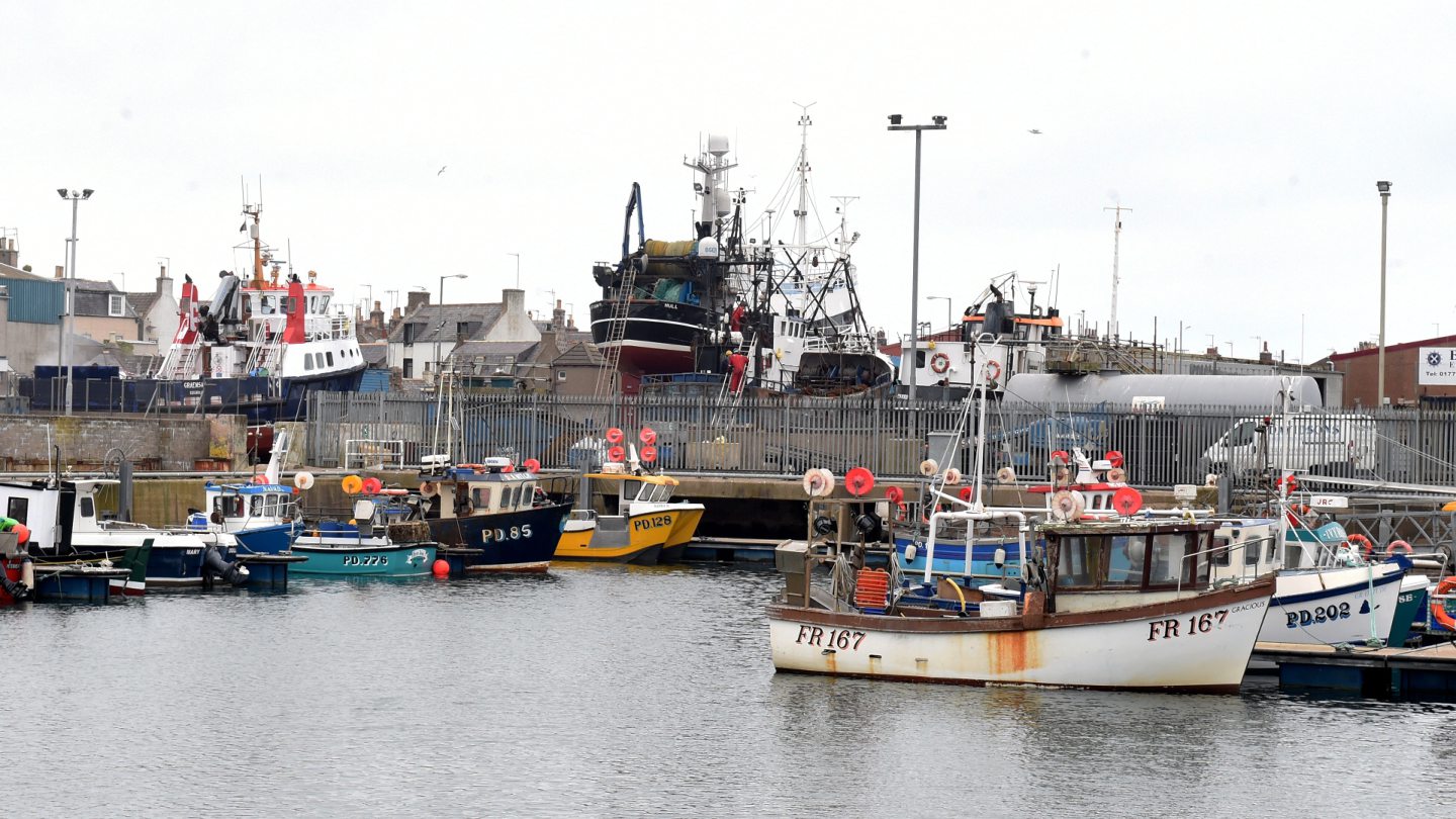 Peterhead, the largest whitefish port in Europe.
