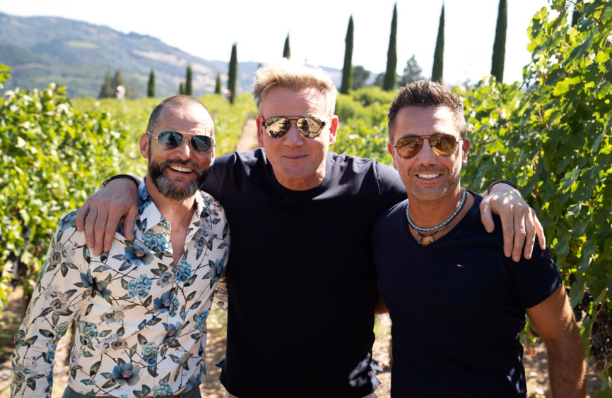 Fred Sirieix, Gordon Ramsay and Gino D'Acampo.