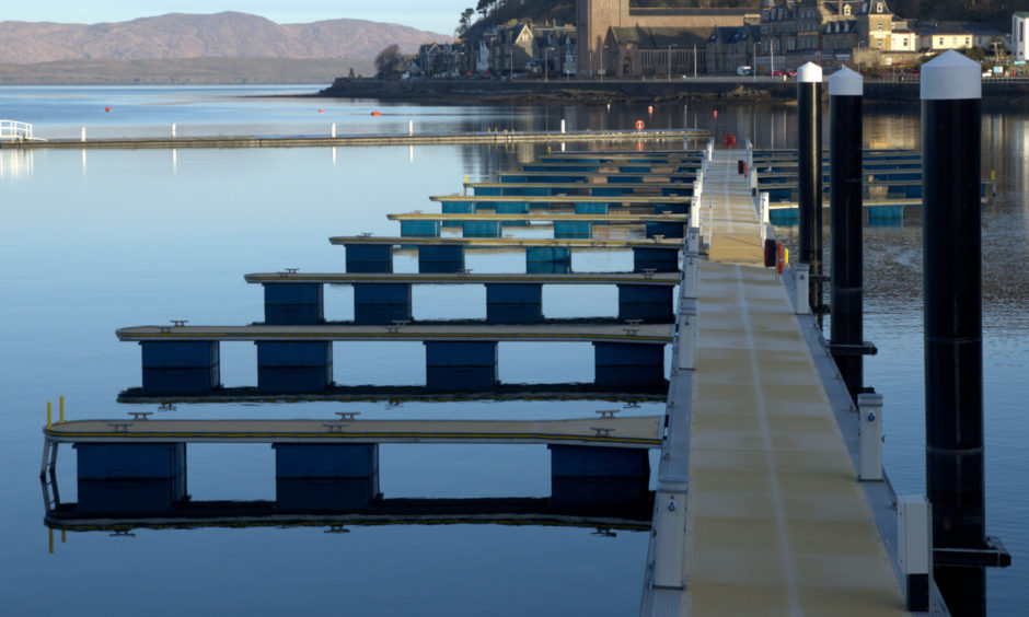 Oban pontoons will be the centre of many of the activities in Oban.