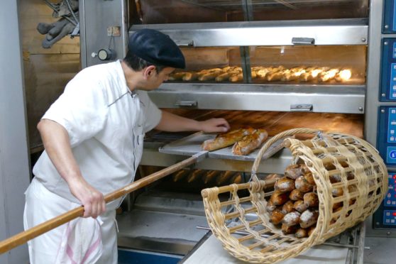 Photo by Houpline Renard/Sipa/Shutterstock (8799169f)
French artisan baker Sami Bouattour of Boulangerie Brun 193 rue de Tolbiac, who was awarded the Grand Prize for Paris' Best Baguette, poses in his bakery
Paris' Best Baguette awarded to Sami Bouattour of Boulangerie Brun, Paris, France - 05 May 2017