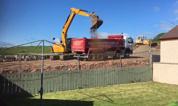 Work at the St Fergus site