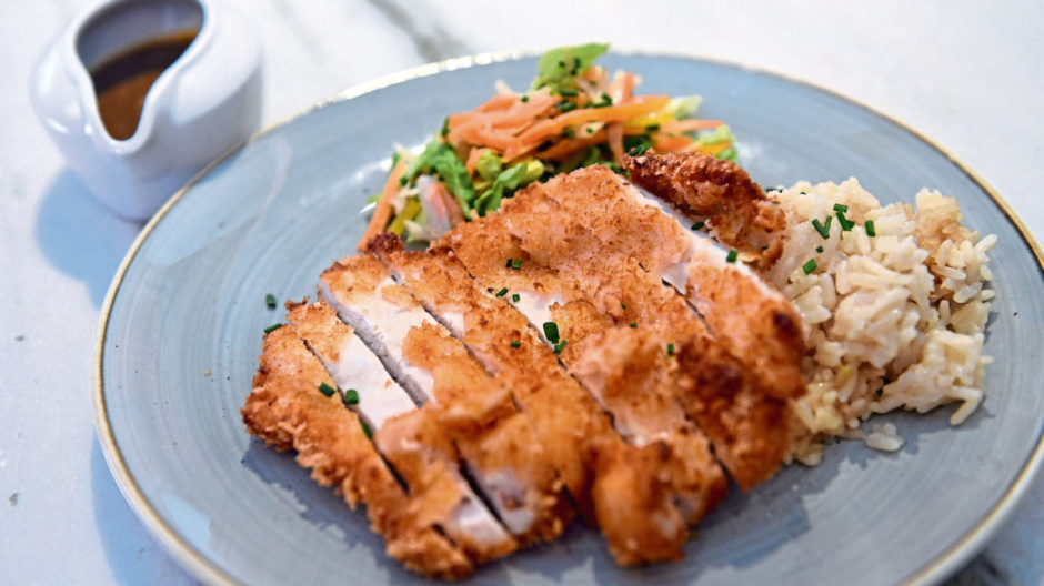 Ferryhill House Hotel's chicken Katsu