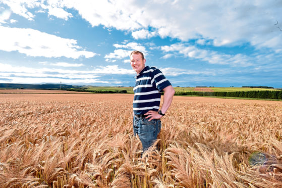 Sandy Norrie from AJ Duncan Farms is one of 50 taking part in the BASF fungicide trials.