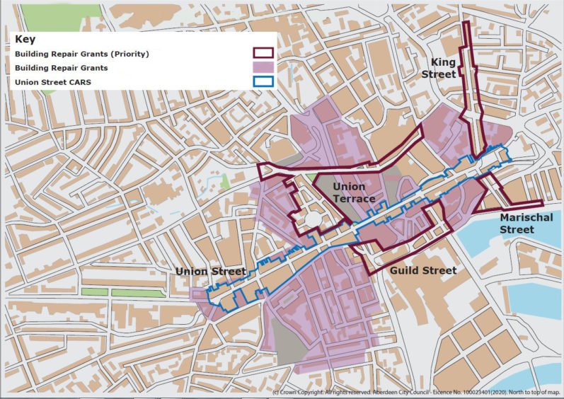 Aberdeen City Heritage Trust Map Building Repair Grants 13 May 2020 797x564 