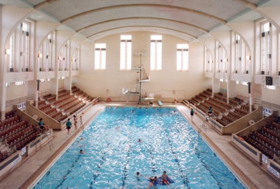 Bon Accord Baths in its heyday.