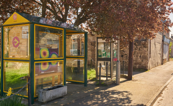 The bus stop / library in Dallas