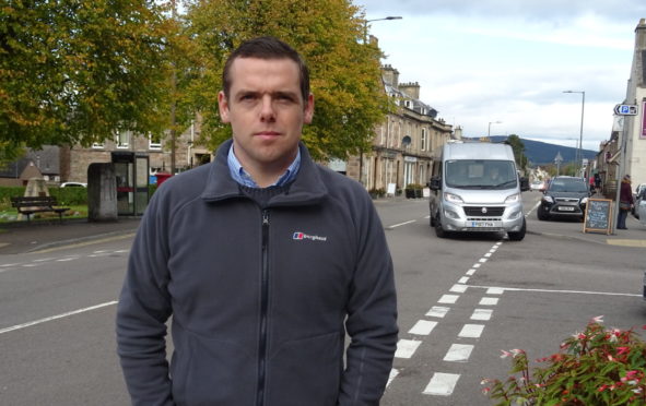 Moray MP Douglas Ross.