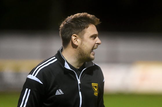 Huntly FC's manager Martin Skinner.
Picture by Chris Sumner