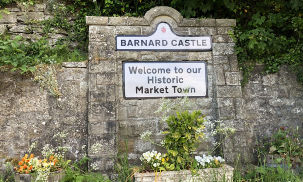 Barnard Castle in County Durham.