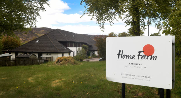 Home Farm Nursing Home in Portree, Skye.