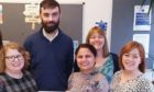 Members of the team at Elgin Mental Health and Wellness Centre: Karen Dunnett, Martyn Beaton, Sharanjit Dhesi, Sue Bates-Elton and Pauline Forbes.