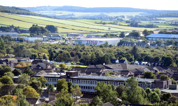 Looking out over Westhill. Picture by JIm Irvine