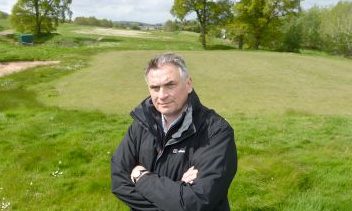 Mike Newcomen of Keep Slackbuie Green., pictured during the campaign.