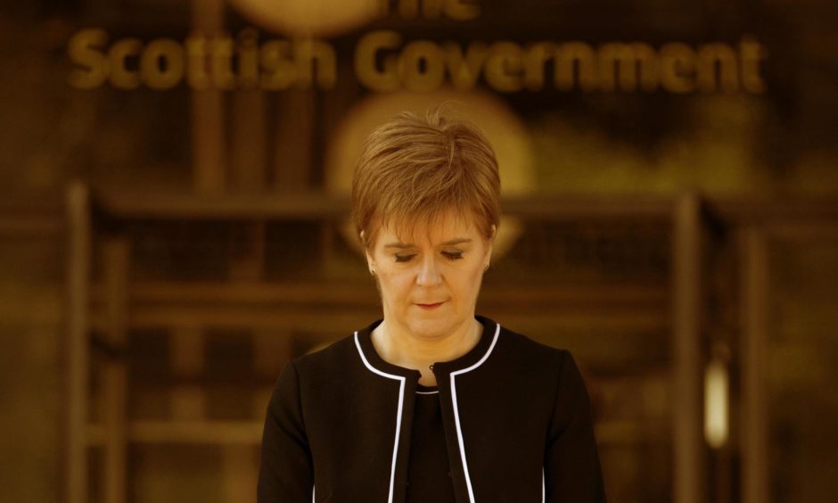 First Minister Nicola Sturgeon.