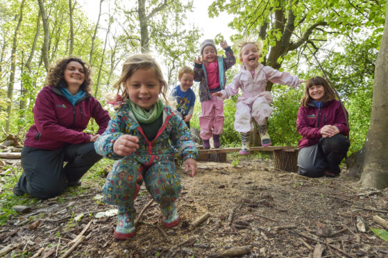 About a dozen children from key worker families have been attending Earthtime during the lockdown.