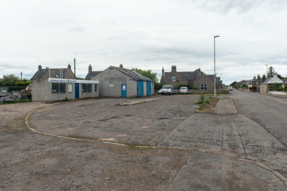 Springfield Properties wants to build flats on the site of the service station in Hopeman.
