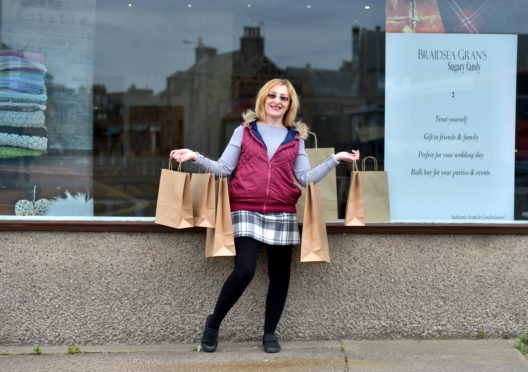 Lorna Macfarlane from Fraserburgh, owner of Cherry Whistle, had planned to open a shop that would help support young autistic people, but due to the virus has not been able to open. Picture by Scott Baxter.
