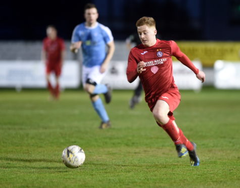 Brora Rangers forward Andrew Macrae.