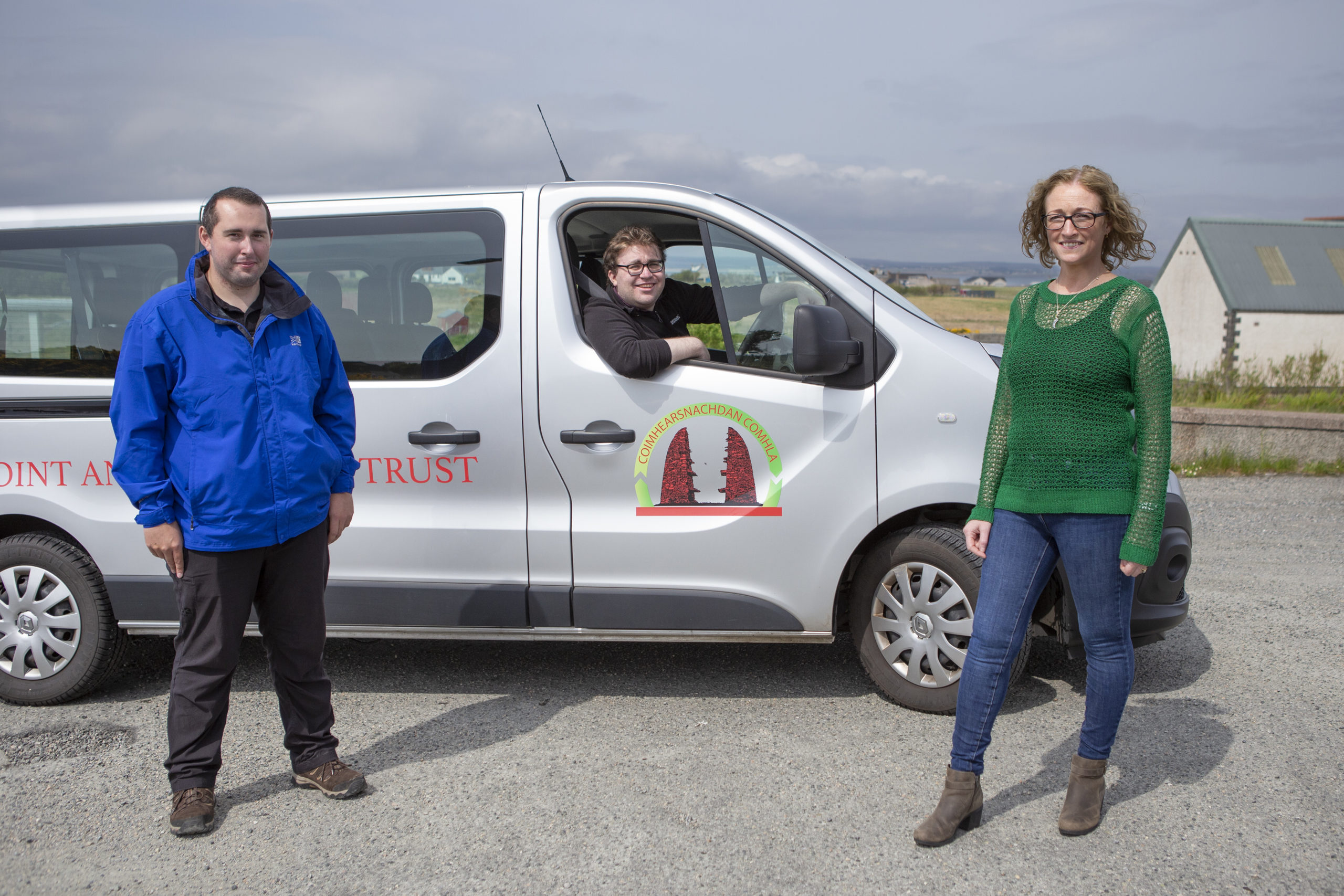 The three new recruits: Peter McNeill and Matthew Smith have been appointed as delivery drivers, while Sandra Macleod 

Picture by Sandie Maciver of SandiePhotos