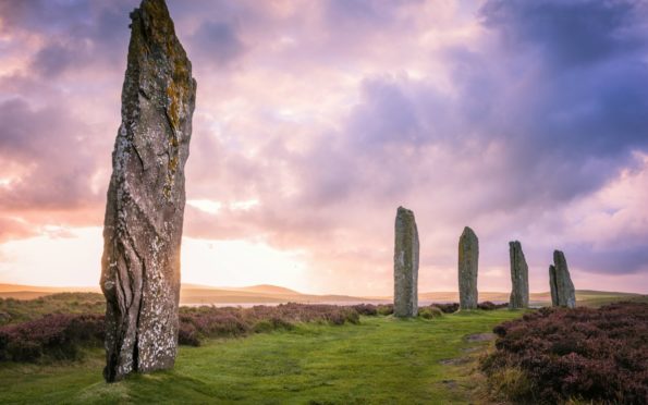 Ring of Brodgar in the Orkney Islands