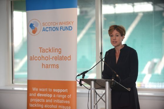 Karen Betts, chief executive of the Scotch Whisky Association, has praised the Addictions Counselling Inverness (ACI) project