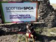 Scylla at the charity's Caithness and Sutherland Animal Rescue and Rehoming Centre.
