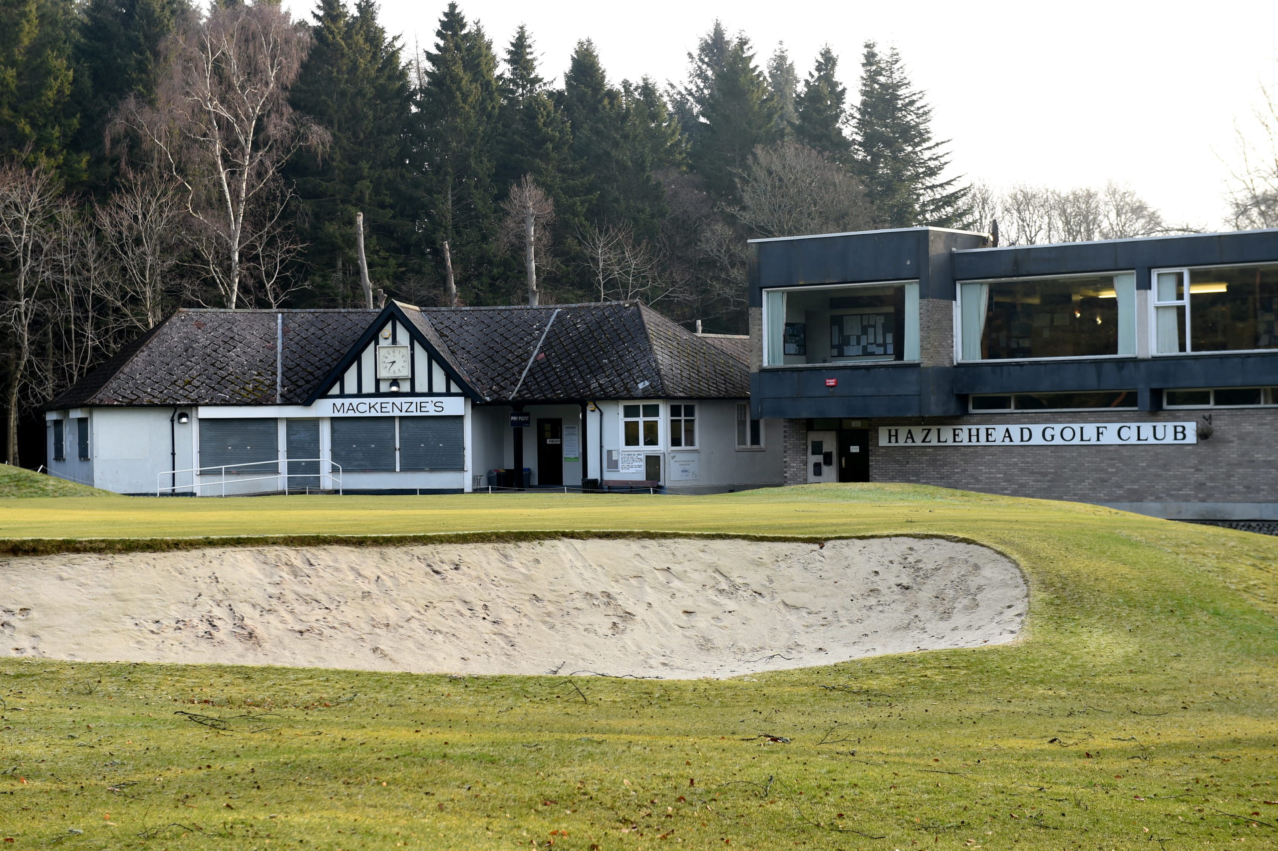 Pictured is a locator of Hazlehead Golf Club, Hazlehead, Aberdeen. The MacKenzie course at the club is set to close for a year.
Picture by DARRELL BENNS    
Pictured on 23/02/2018